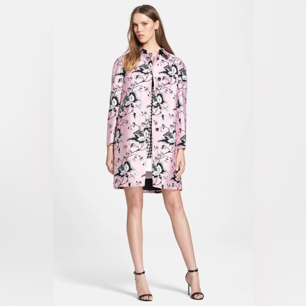 DVF Floral Printed Amana Coat